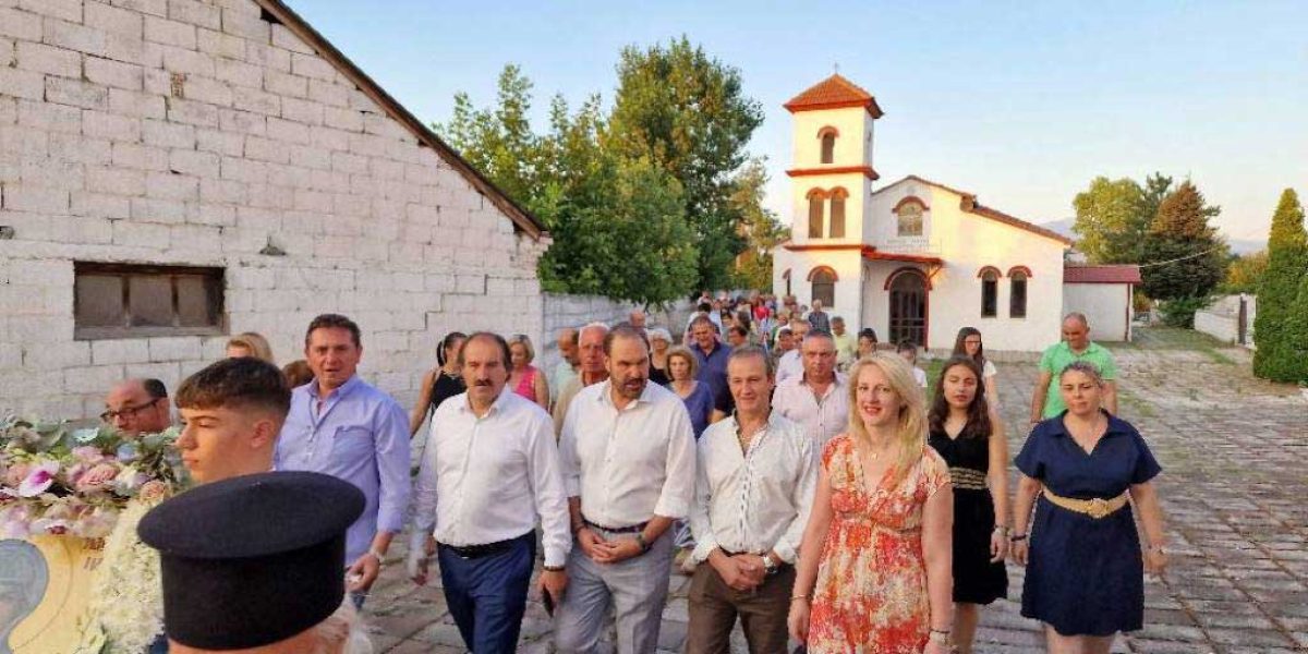 Στην εορτάζουσα κοινότητα Μαρίνας ο Δήμαρχος Φλώρινας Βασίλης Γιαννάκης