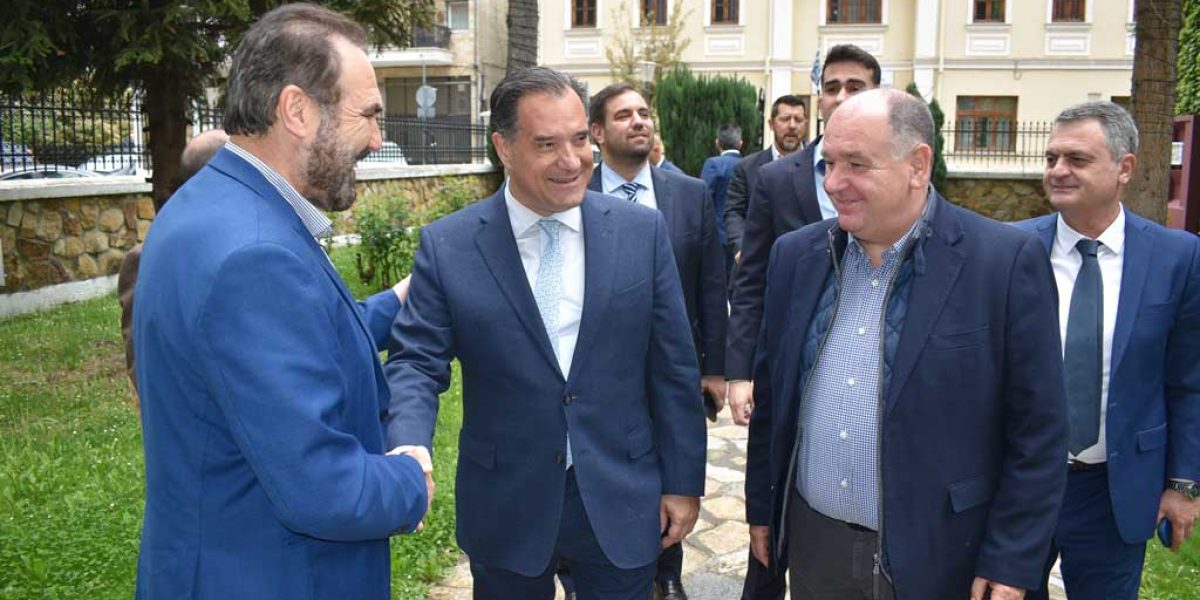 Συνάντηση του Δημάρχου Φλώρινας Βασίλη Γιαννάκη με τον Υπουργό Υγείας Άδωνι Γεωργιάδη